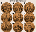 Cat Mom Cork Coaster Collection – Mix & Match Your Favorite Designs